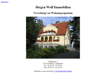 Tablet Screenshot of juergen-wolf-immobilien.de